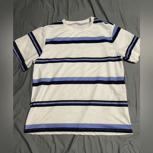 Beige Blue Baggy shirt